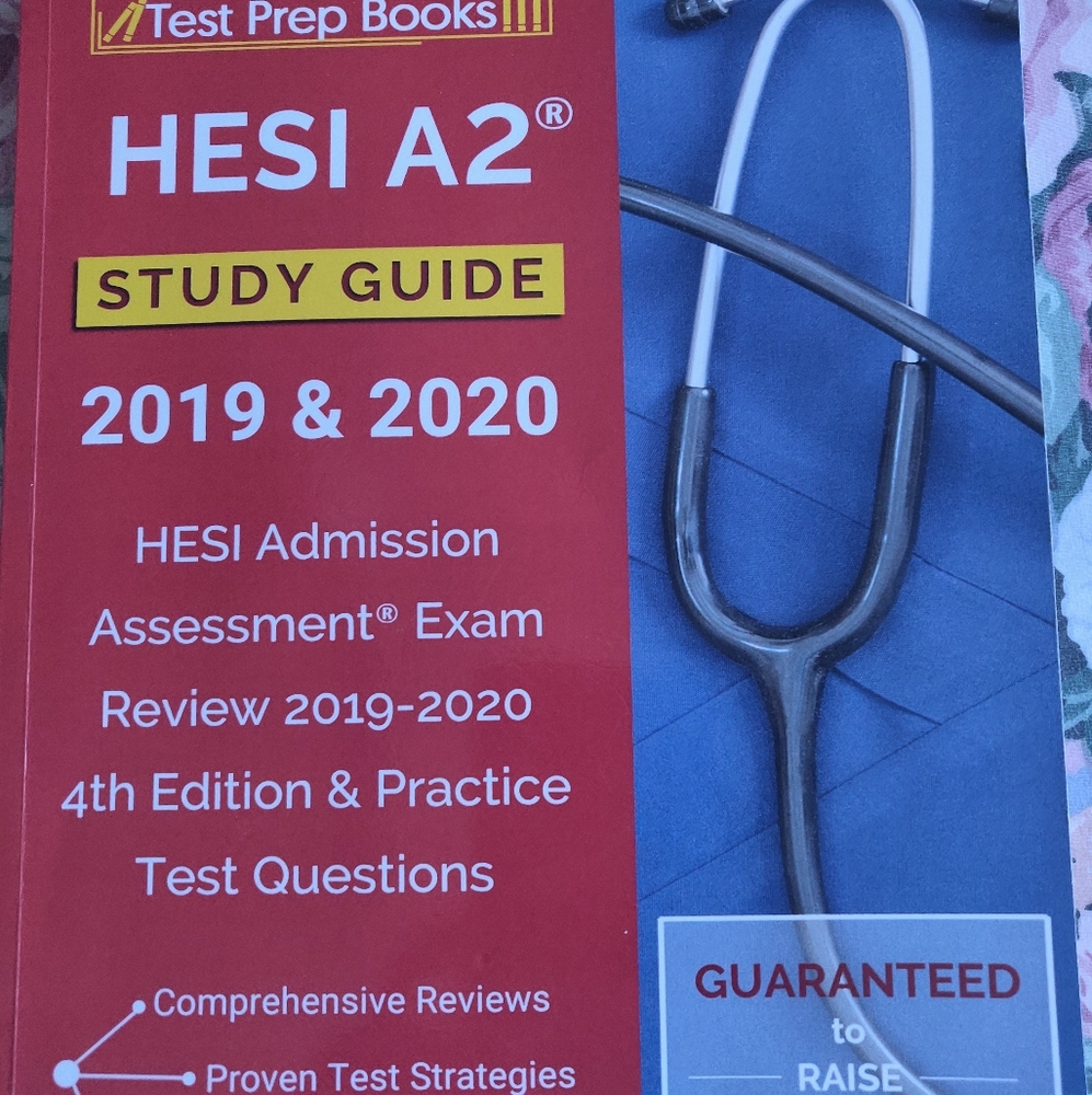 HESI A2 prep book